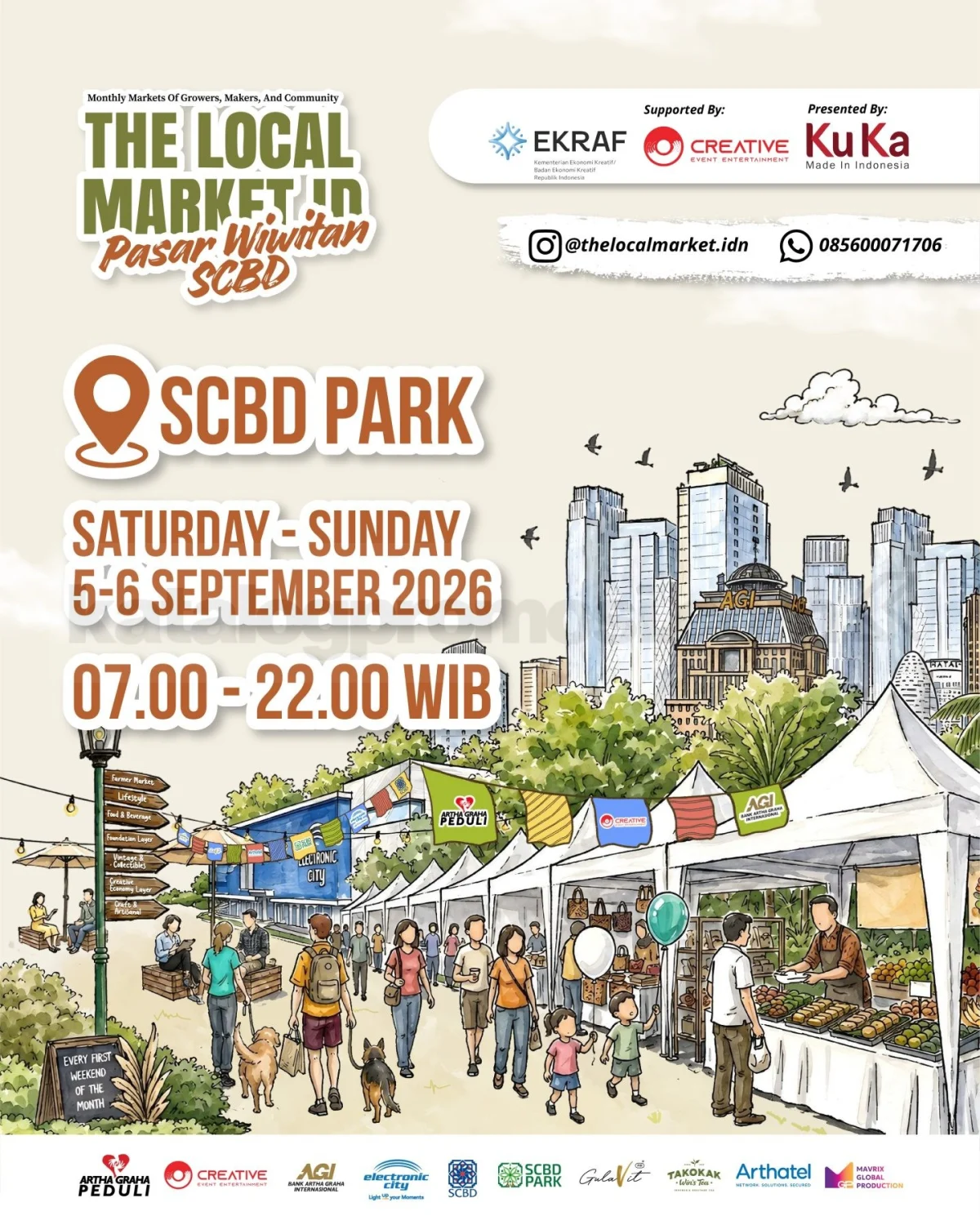 Pasar Wiwitan SCBD: Surga Produk Lokal Hadir Lagi 5-6 September