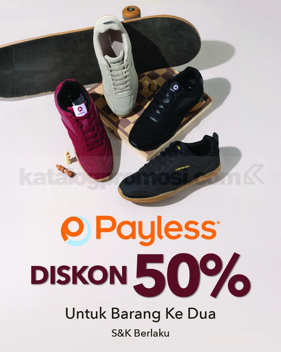 Payless Beri Diskon 50% untuk Barang Kedua