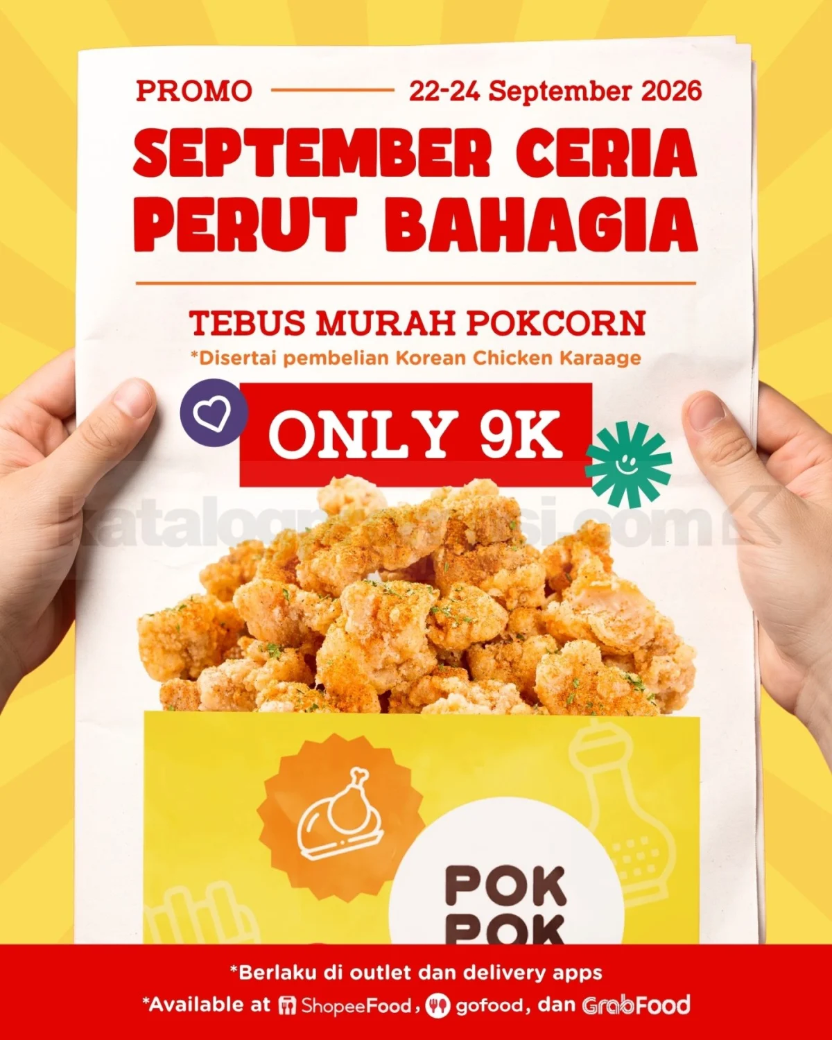 Pokpok: Pokcorn Murah Rp9rb Usai Beli Karage