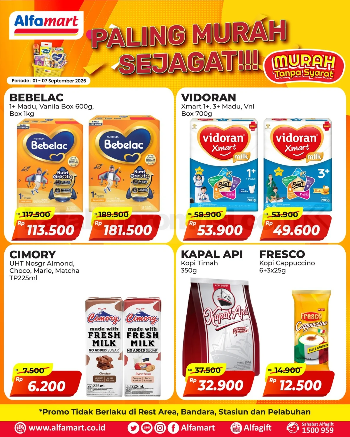 Promo Alfamart: Belanja Hemat 1-7 September 2026!