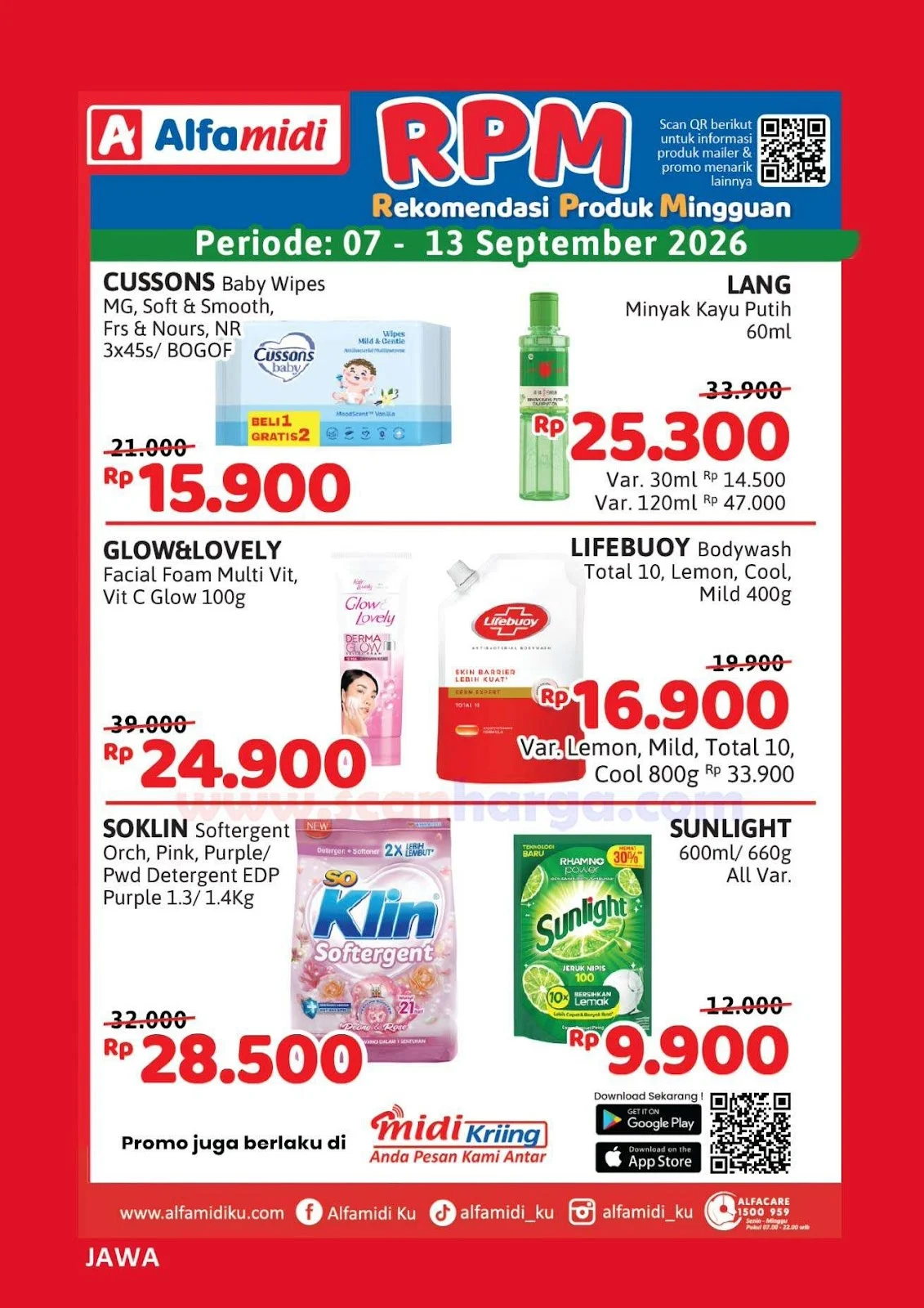 Promo Alfamidi: Belanja Hemat Rekomendasi Produk Mingguan 7-13 Sept 2026
