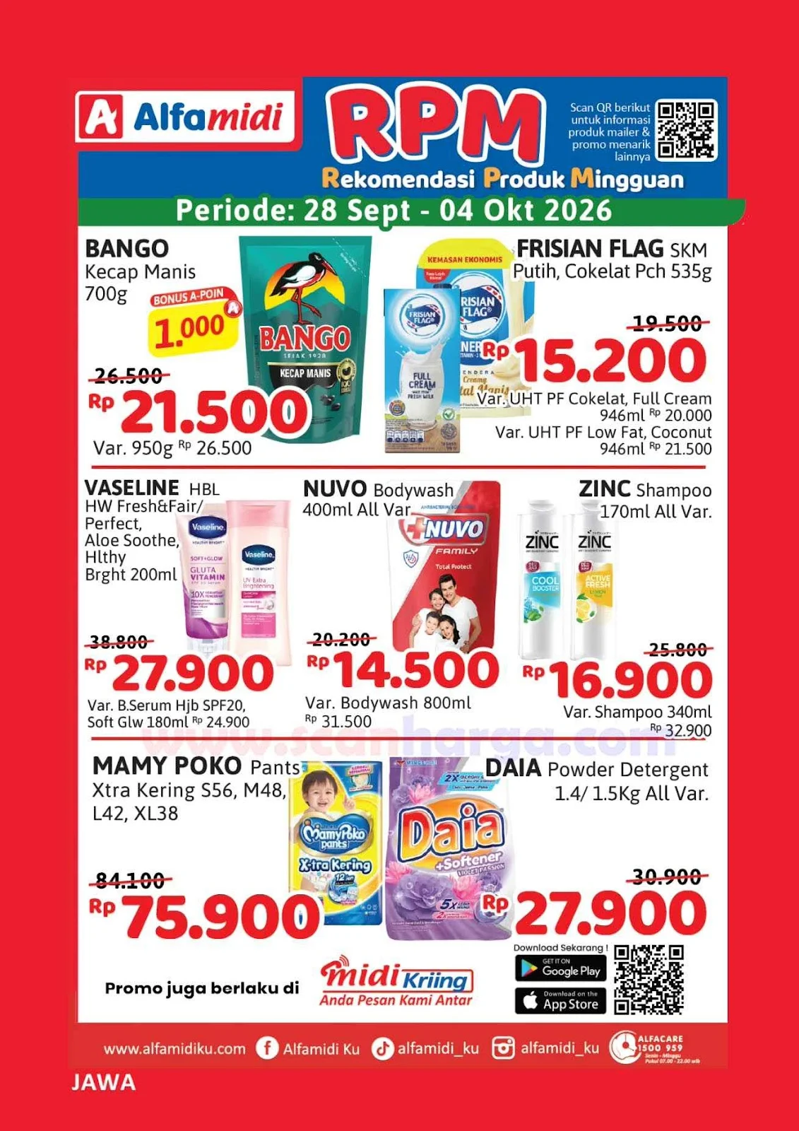 Promo Alfamidi RPM 28 Sep - 4 Okt 2026 Hemat Seminggu!