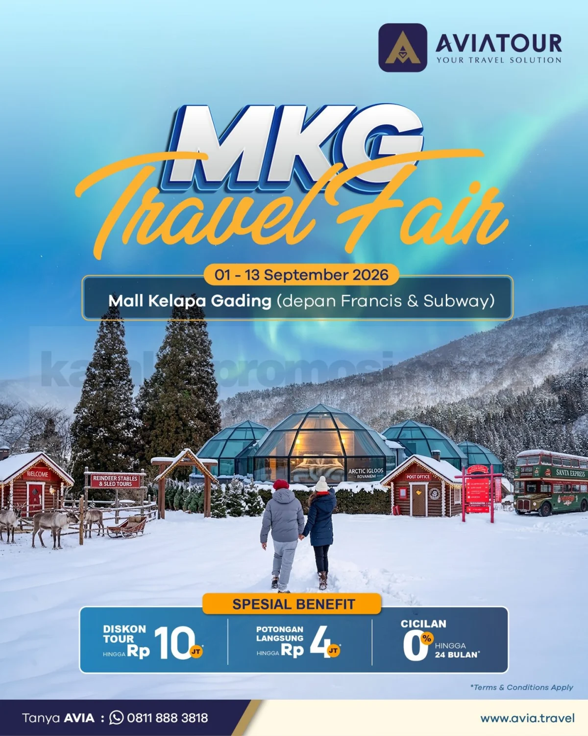 Promo Aviatour di MKG Travel Fair 2026: Diskon Hingga Rp 10 Juta!