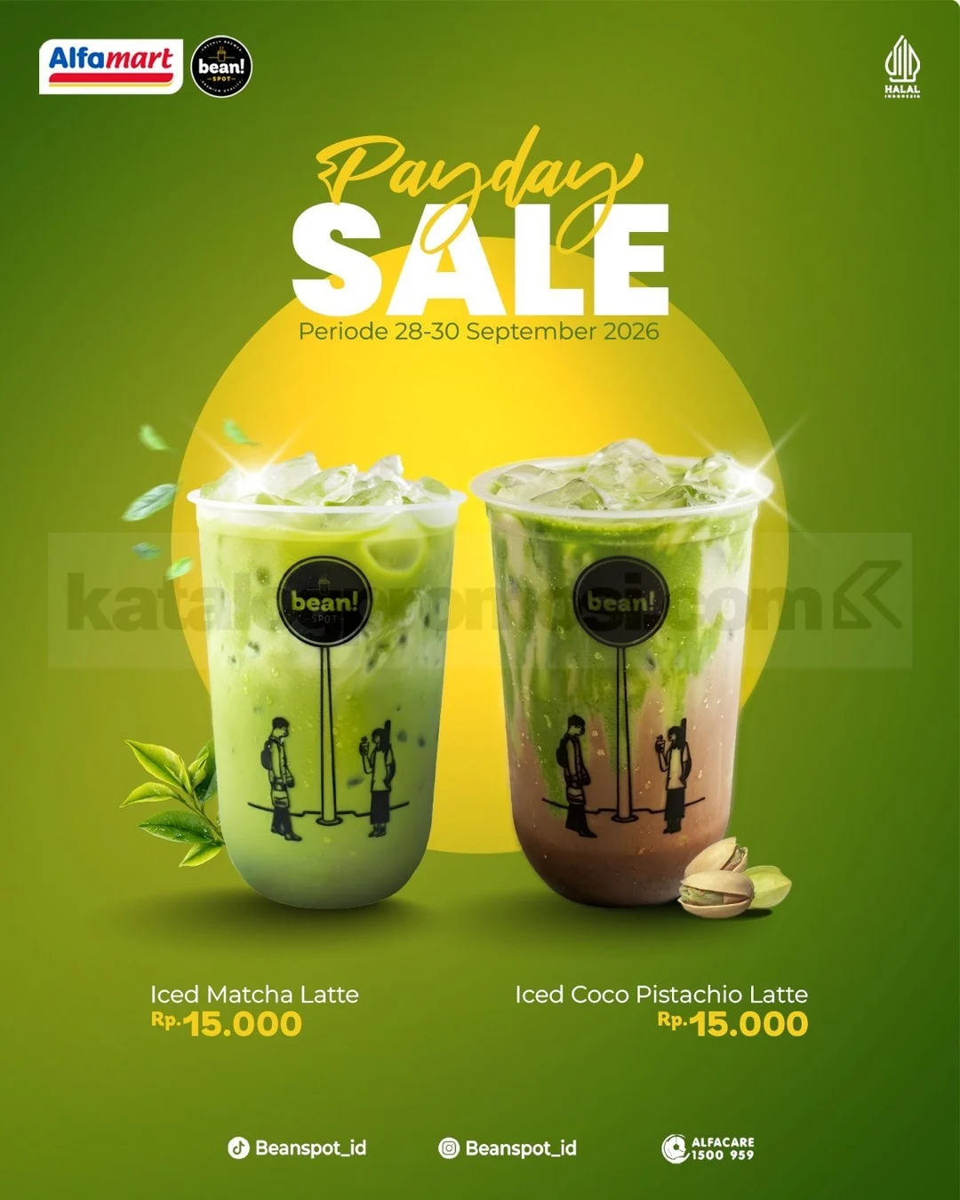 Promo Bean Spot Alfamart: Latte Spesial Rp15.000 di Payday Sale