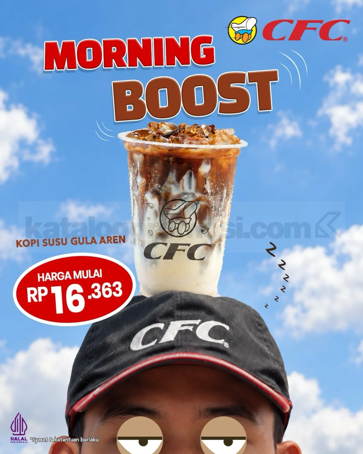 Promo CFC: Nikmati Kopi Susu Gula Aren Pagi Rp16.363
