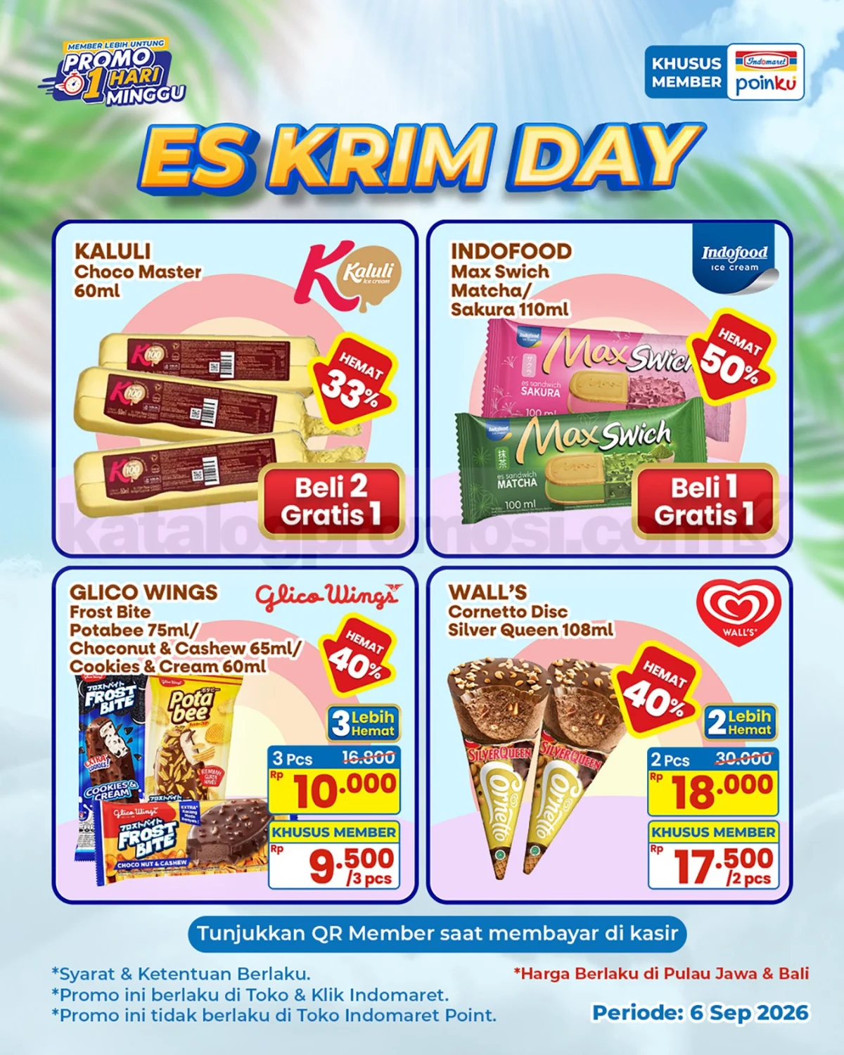 Promo Es Krim Indomaret: Beli 2 Gratis 1 & Paket Hemat!
