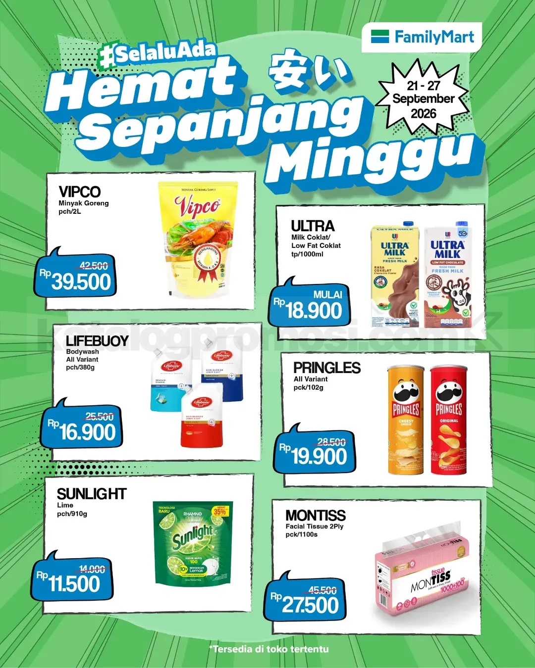 Promo FamilyMart: Diskon Heboh 21-27 September 2026