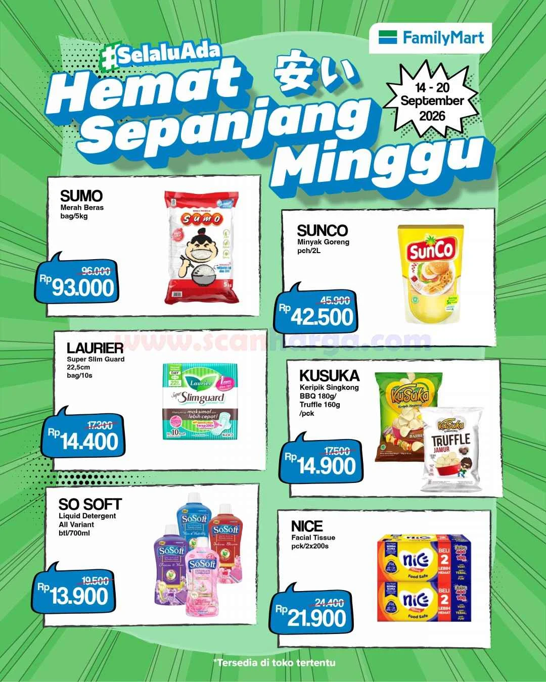 Promo FamilyMart: Hemat Banget 14-20 September 2026