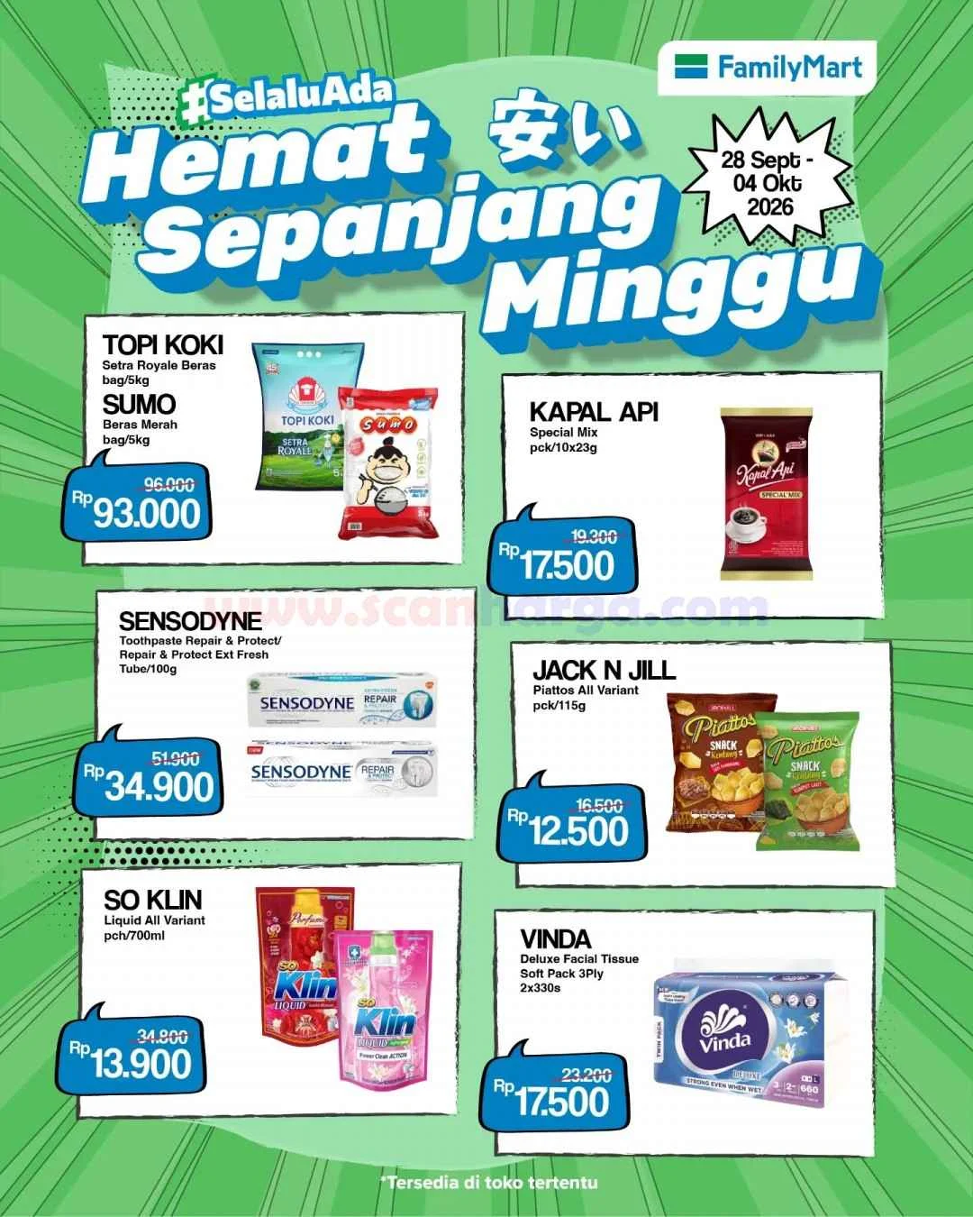 Promo FamilyMart Hemat Banget 28 Sept - 4 Okt 2026