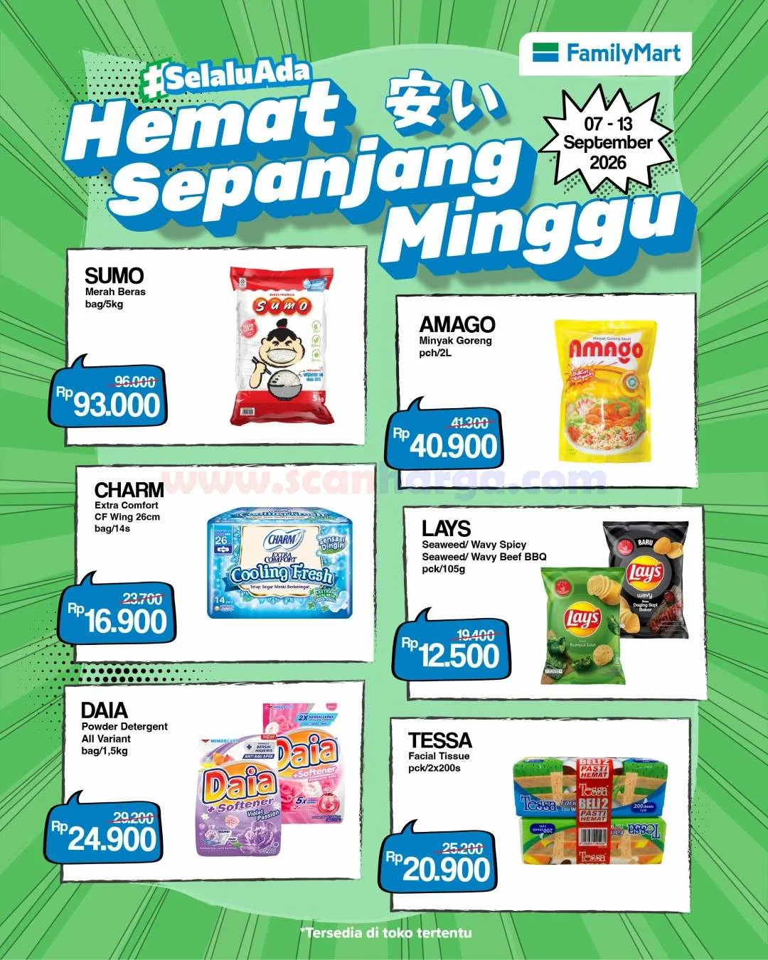 Promo FamilyMart Hemat Banget 7-13 Sept 2026