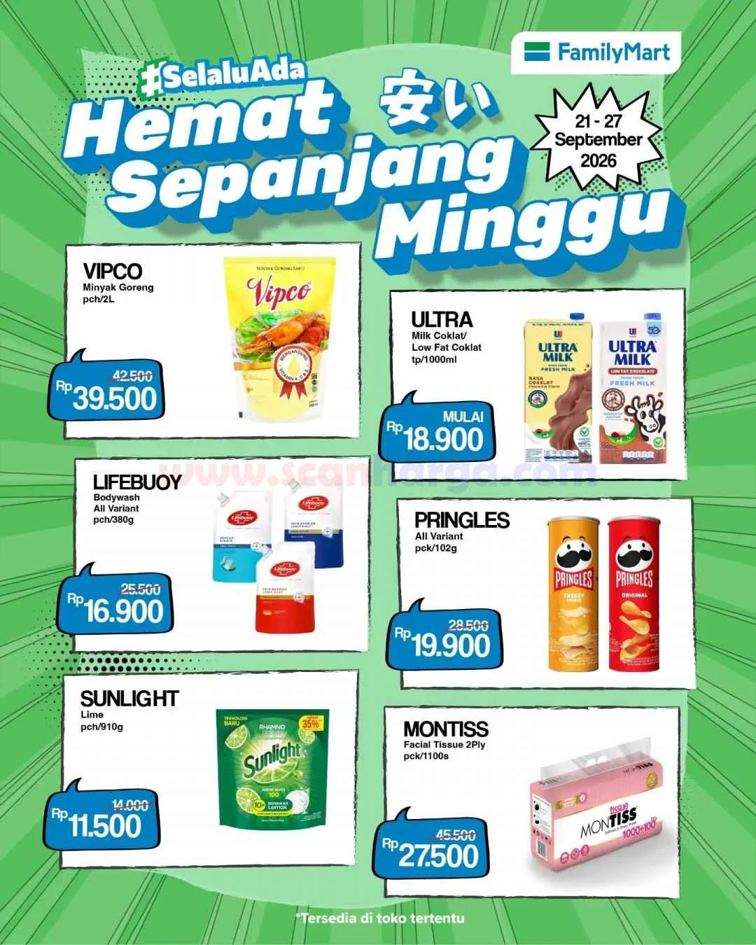 Promo FamilyMart: Hemat Banget, Kebutuhan Harian Makin Murah