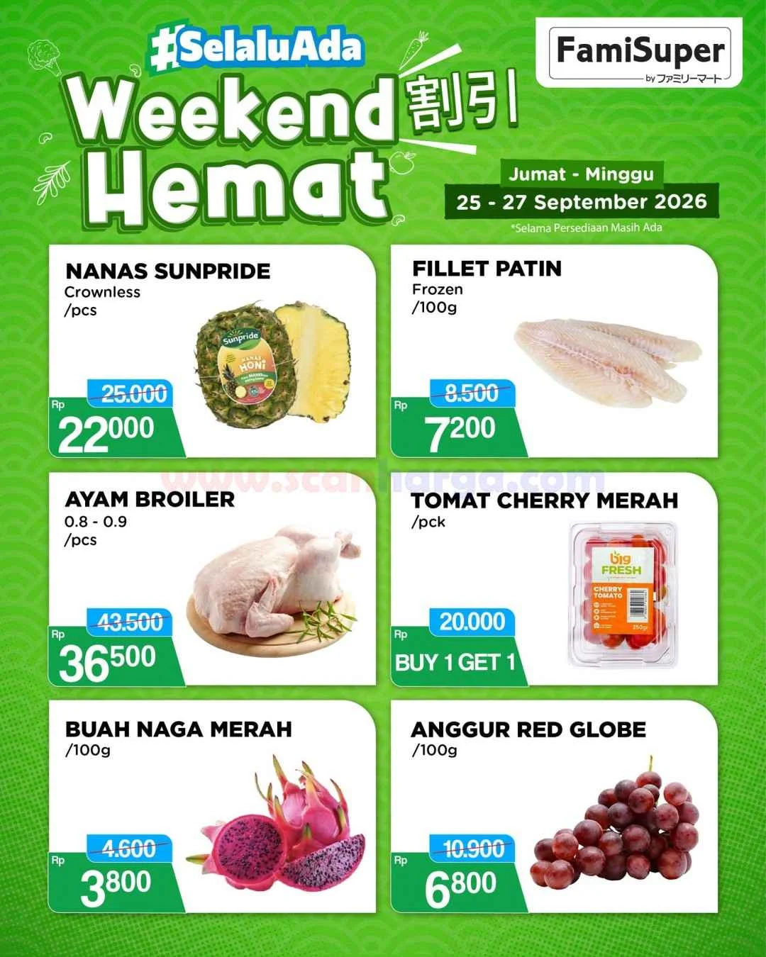 Promo FamilyMart JSM 25-27 Sep 2026: Belanja Hemat Akhir Pekan