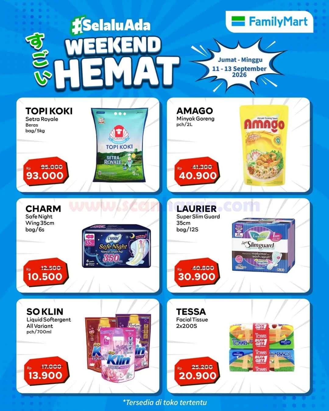 Promo FamilyMart JSM: Belanja Hemat 11-13 September 2026