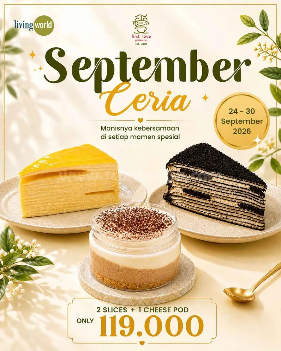 Promo First Love: Paket Ceria September Hanya Rp119.000