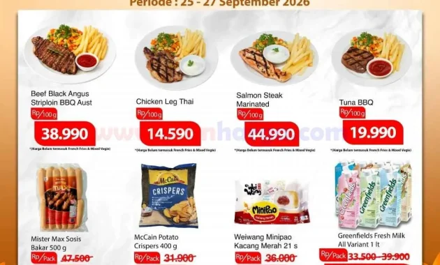 promo freshco market grand city hemat besar 25 27 sep 2026