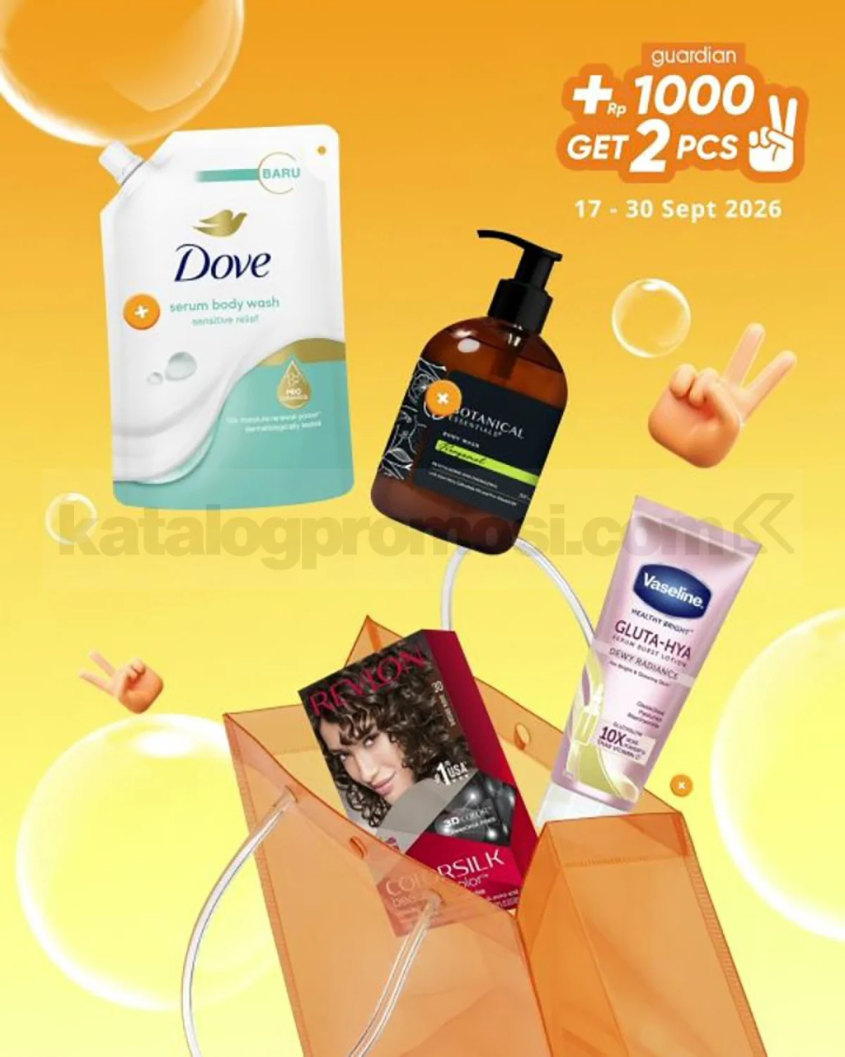 Promo Guardian: Beli 1 Gratis 1 Plus, Cuma Tambah Rp1.000!