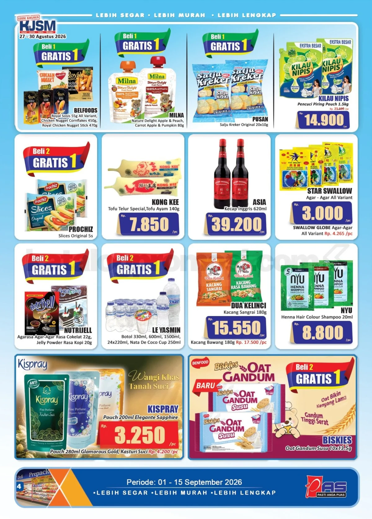 Promo Hemat Hari Hari Swalayan: 1-15 September 2026