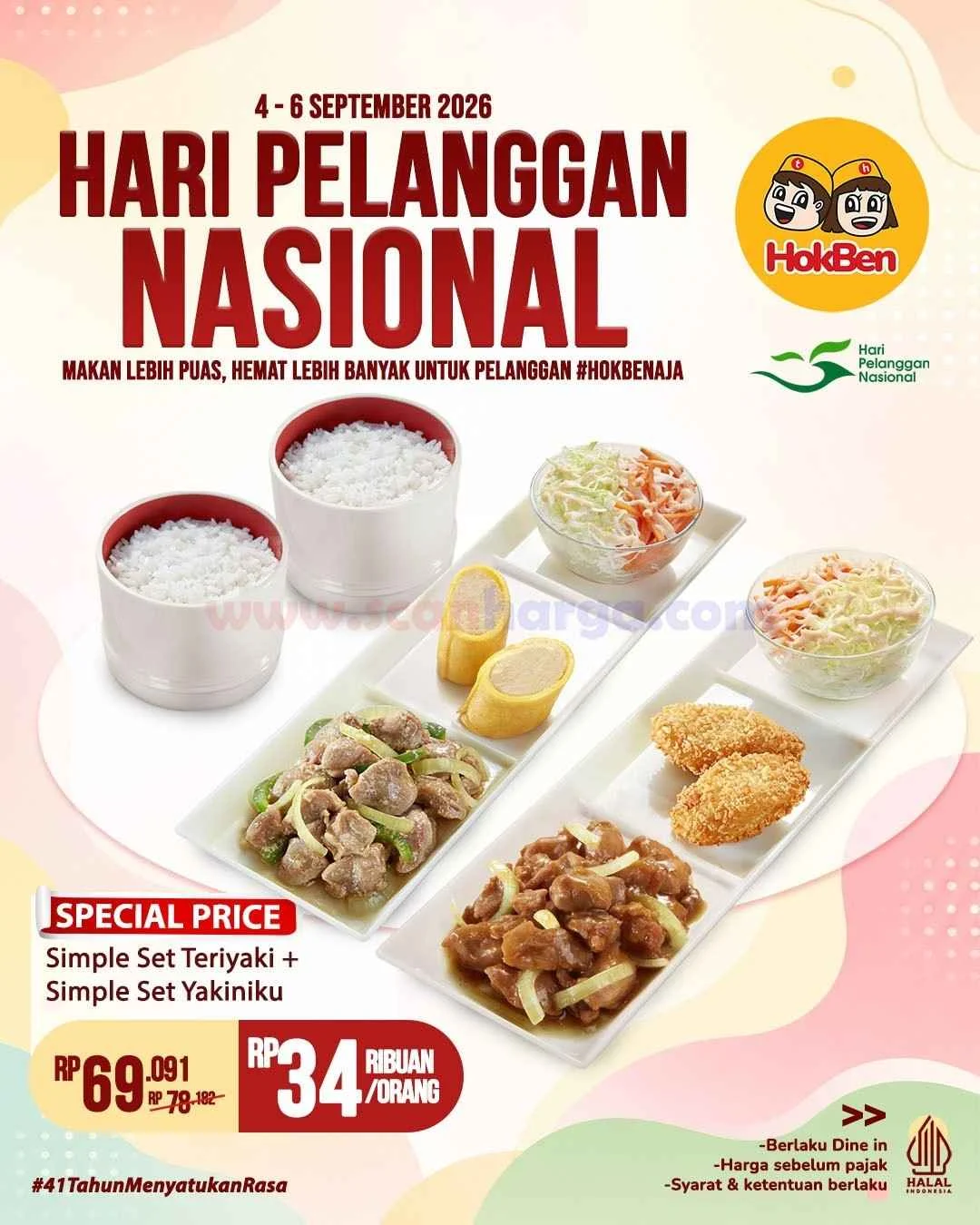 Promo HokBen: Paket Hemat Harpelnas Mulai Rp34 Ribuan