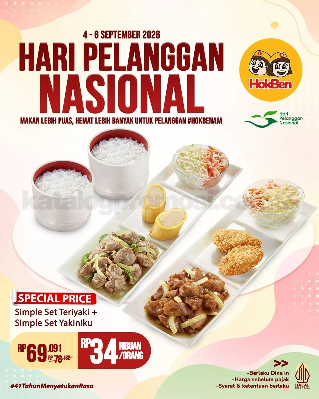 Promo HokBen Spesial Hari Pelanggan: Paket Hemat & Gratis Tofu