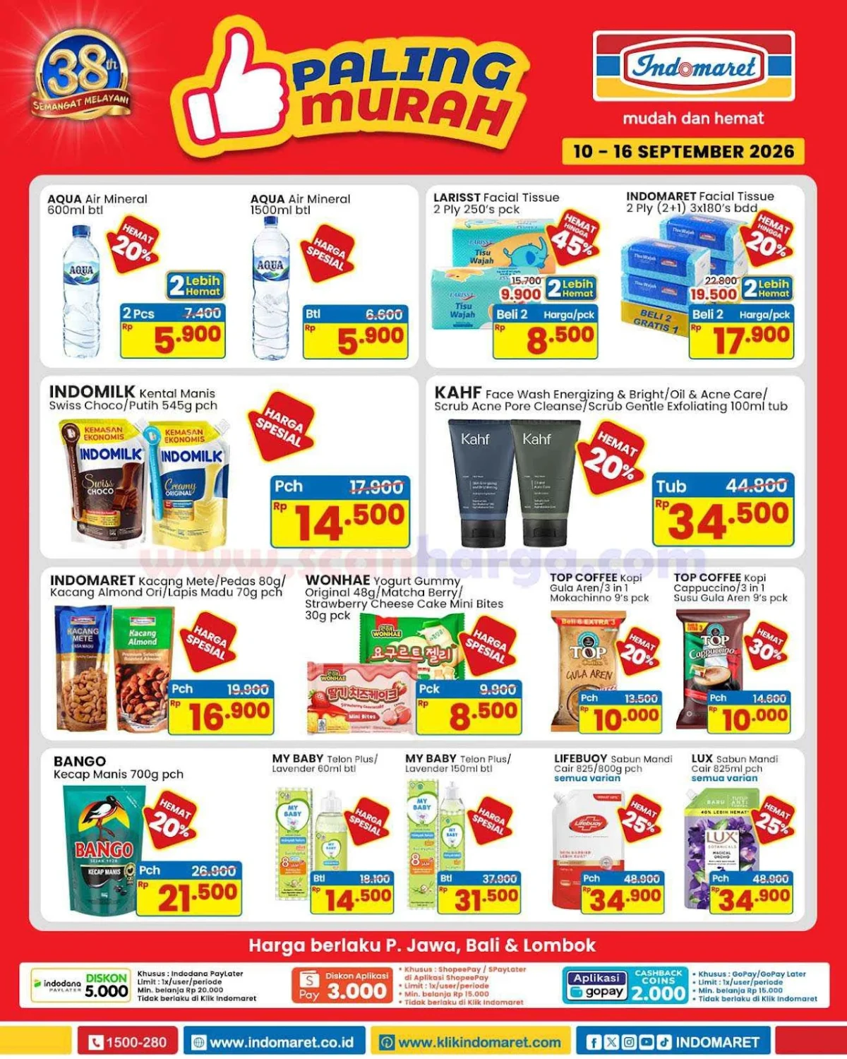 Promo Indomaret 10-16 Sept 2026: Banjir Diskon & Cashback!