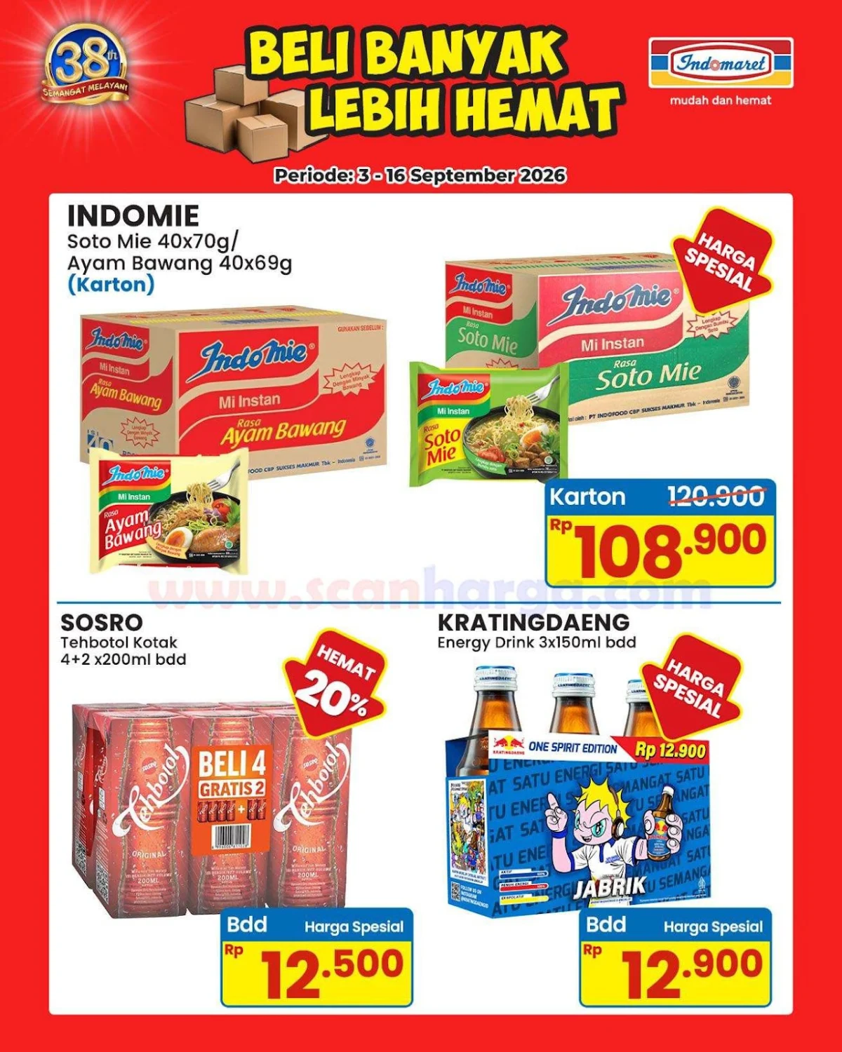 Promo Indomaret: Belanja Hemat 3-16 Sept 2026
