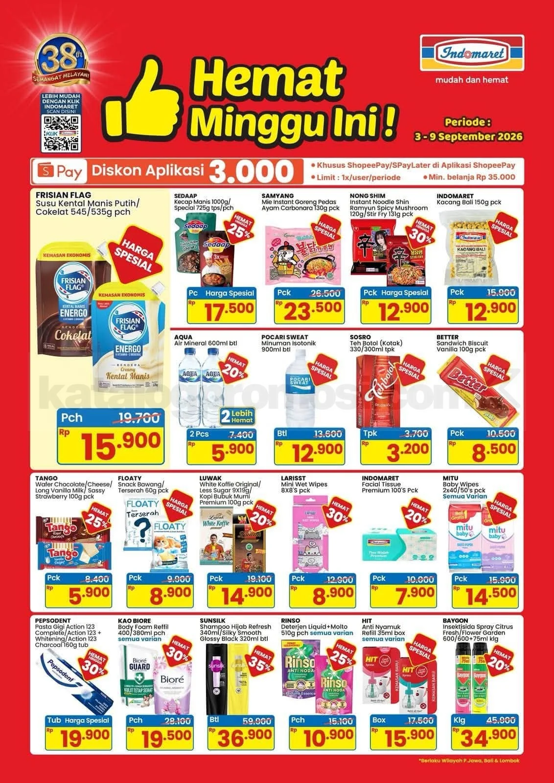 Promo Indomaret: Belanja Hemat 3-9 September 2026