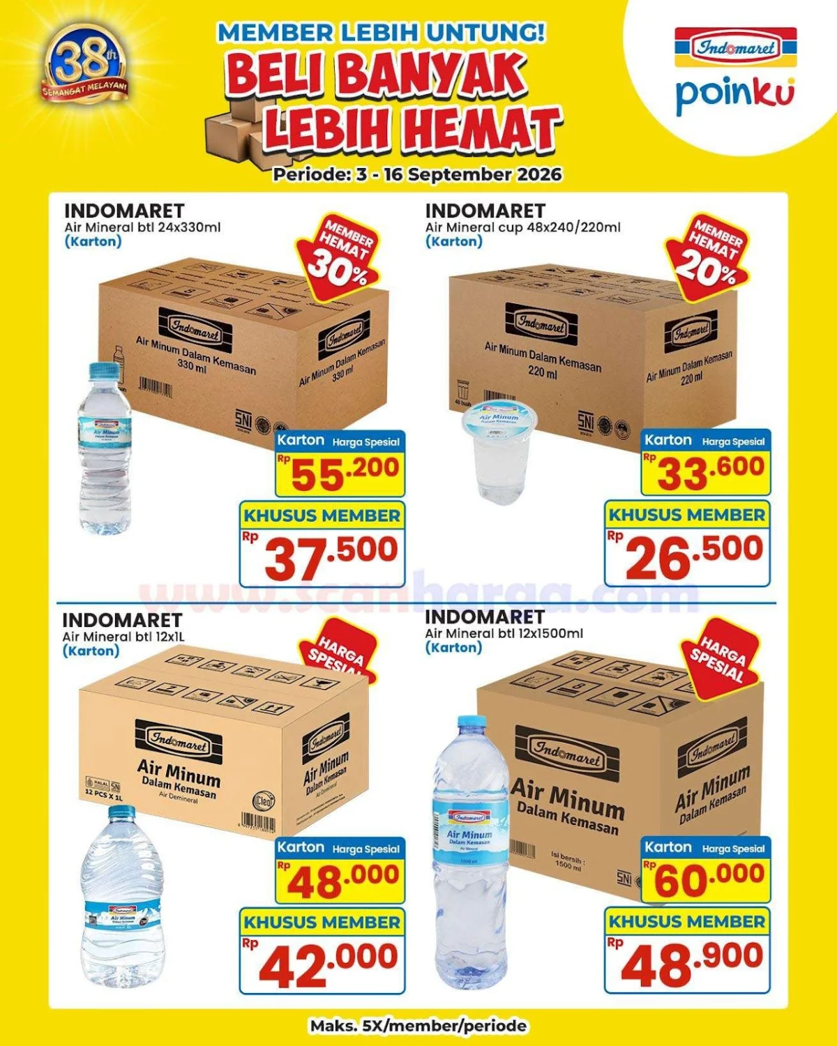 Promo Indomaret: Borong Hemat 3-16 September 2026