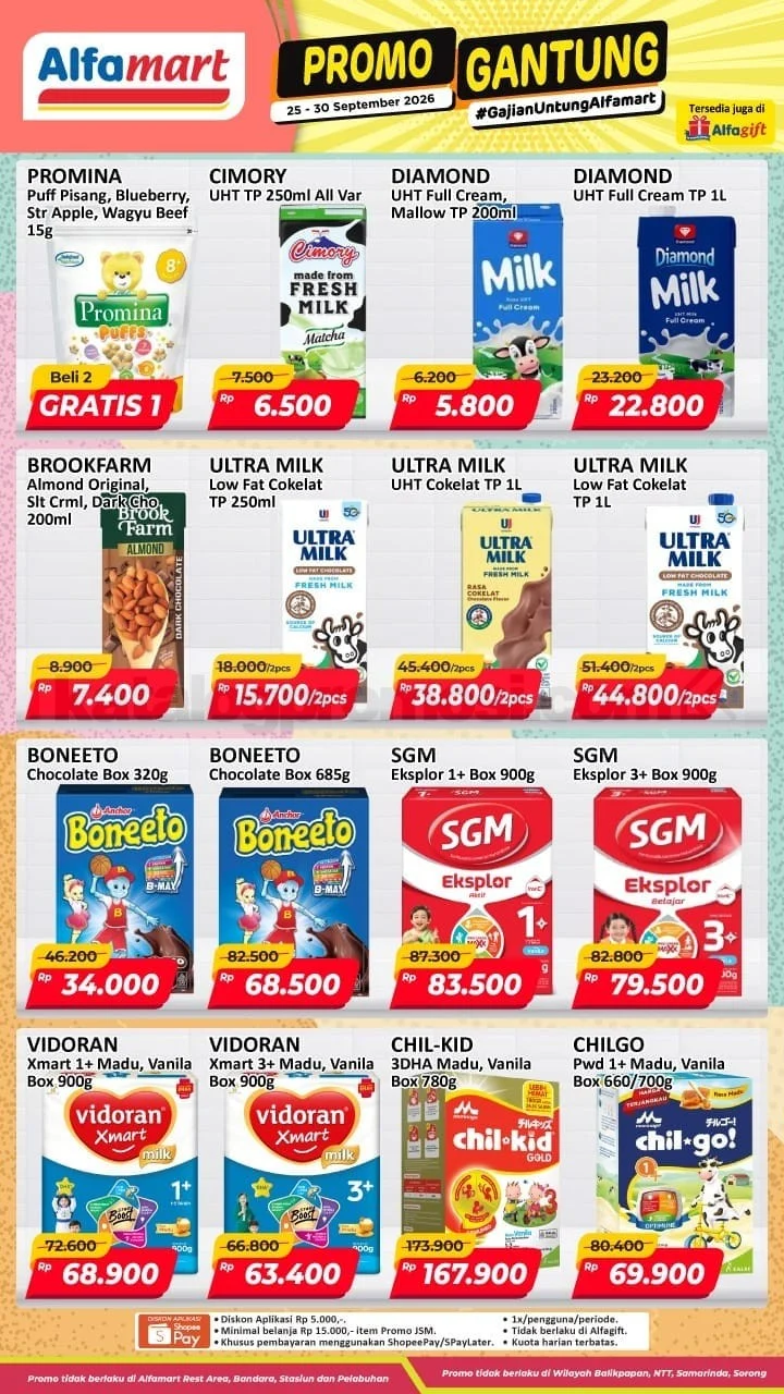 Promo JSM Alfamart 25-27 Sept 2026: Diskon Heboh!