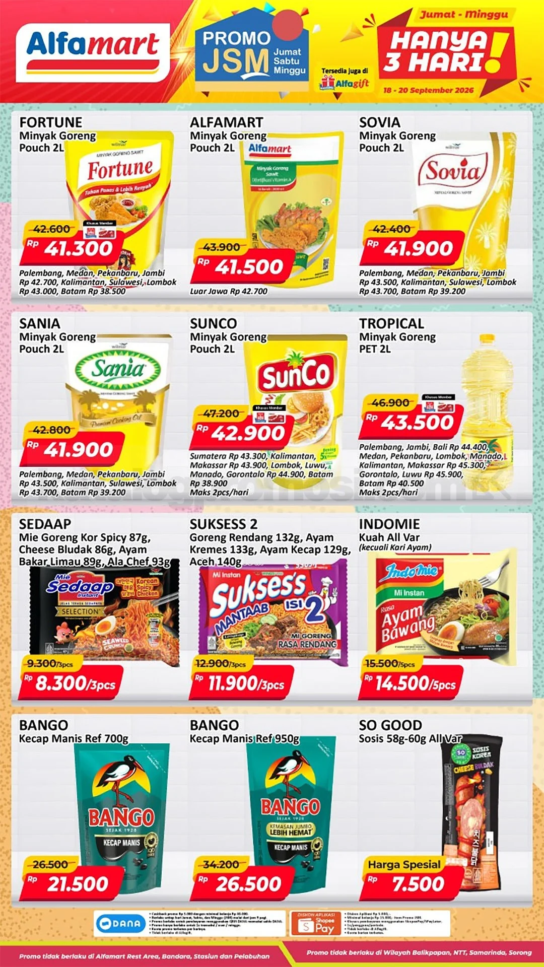 Promo JSM Alfamart: Diskon Akhir Pekan 18-20 September 2026