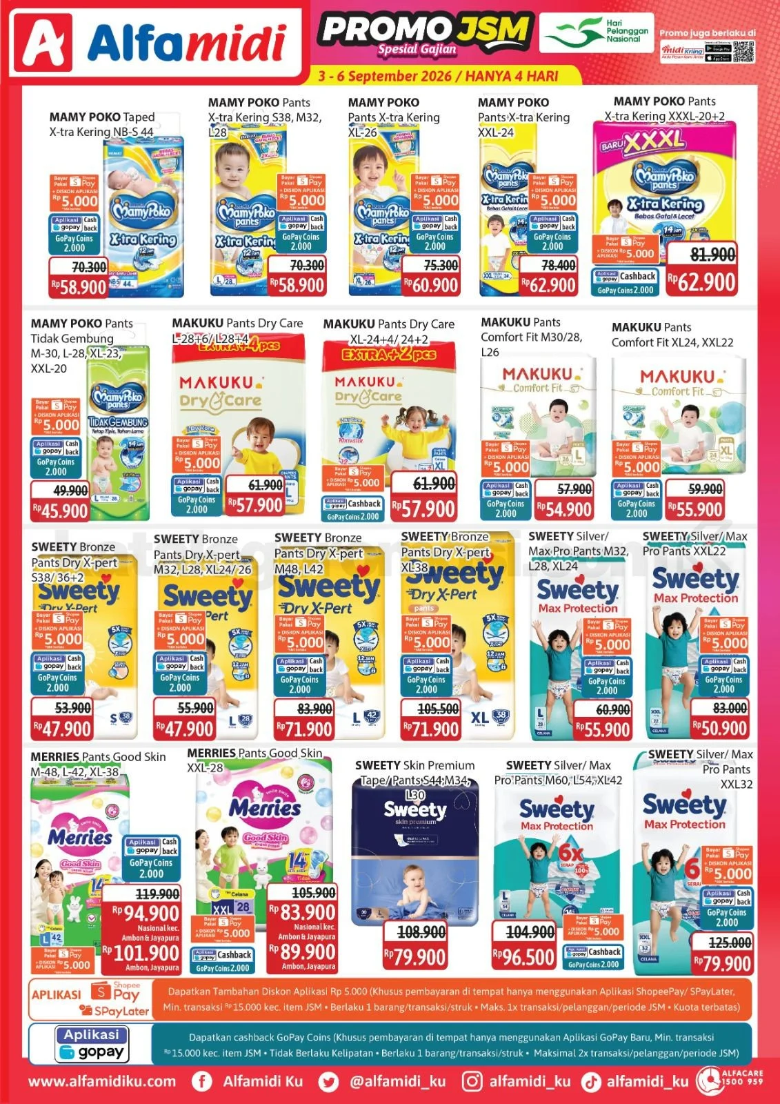 Promo JSM Alfamidi 3-6 September: Belanja Hemat Akhir Pekan!