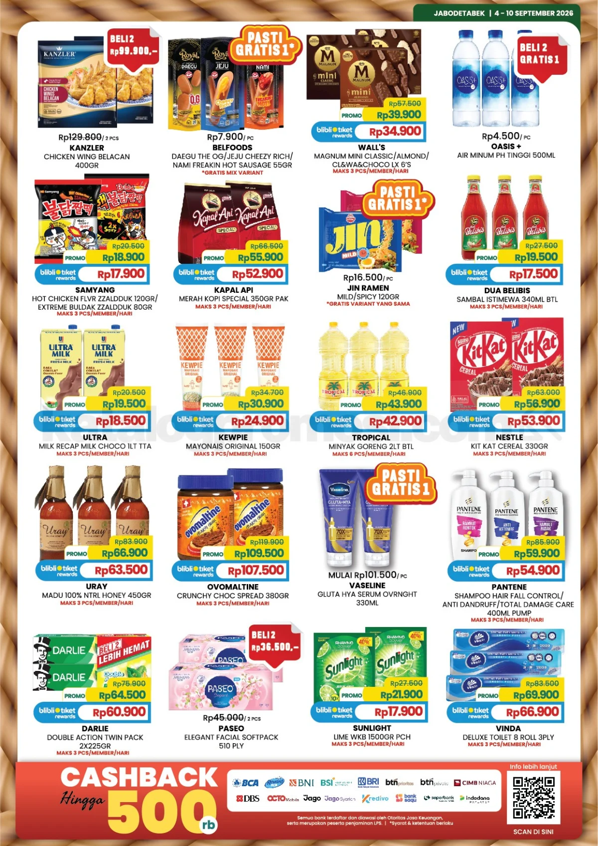 Promo JSM Farmers Market: Belanja Hemat 4-10 September 2026