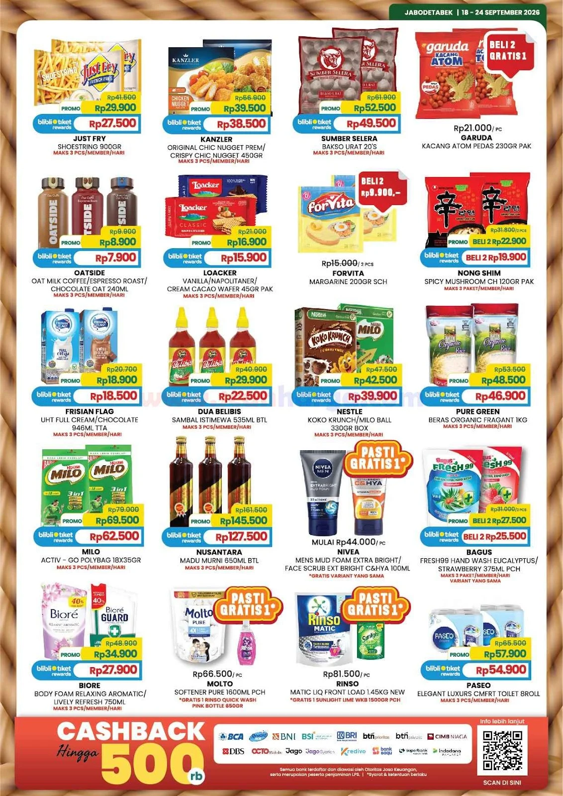 Promo JSM Farmers Market: Diskon Heboh Akhir Pekan 18-24 Sept 2026