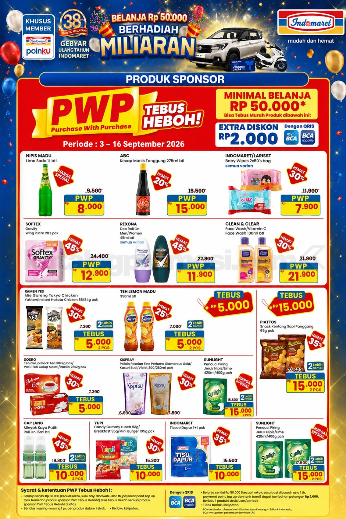 Promo JSM Indomaret 4-6 September: Belanja Hemat Akhir Pekan!