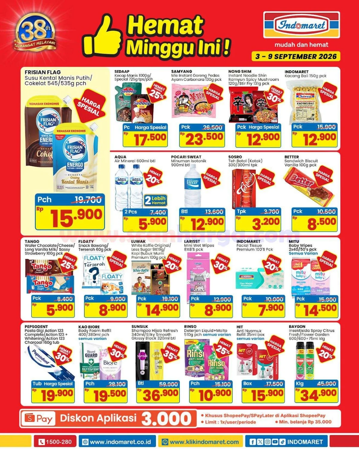 Promo JSM Indomaret: Banjir Diskon Kebutuhan Rumah Tangga 3-9 Sept 2026