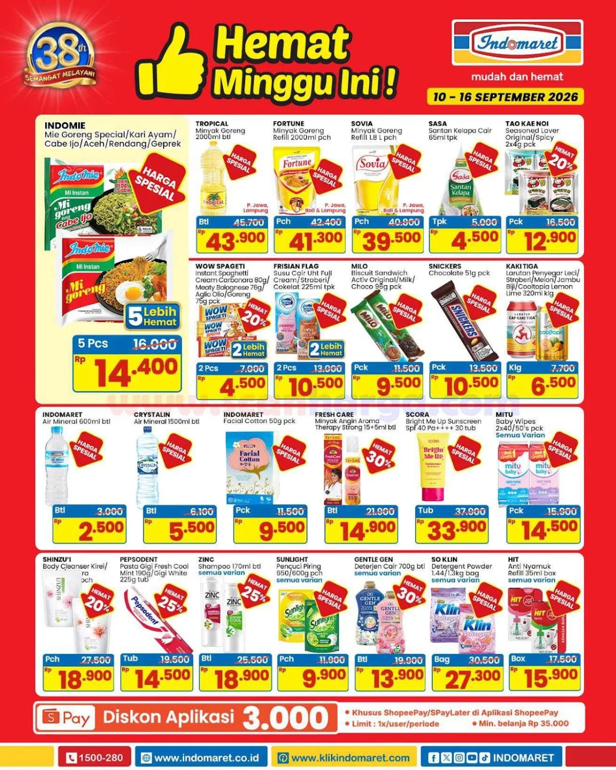 Promo JSM Indomaret: Banjir Diskon Kebutuhan Sehari-hari 10-16 September 2026