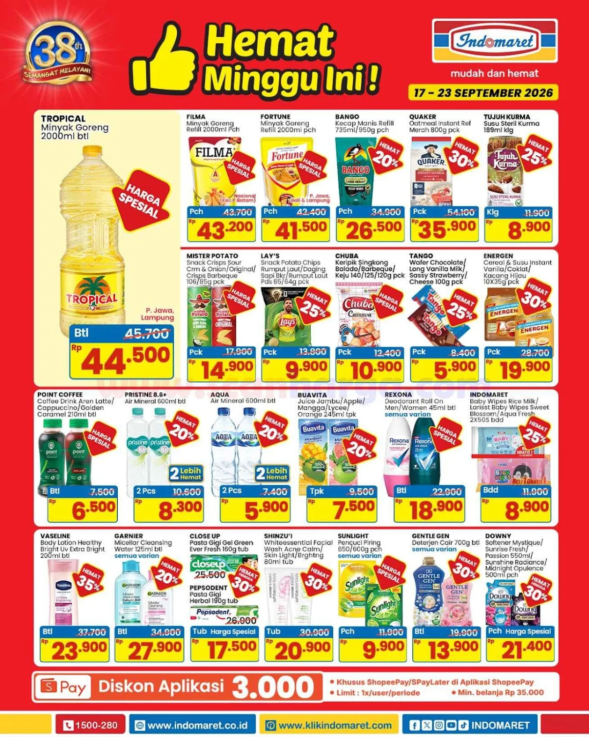 Promo JSM Indomaret: Belanja Hemat 17-23 September 2026