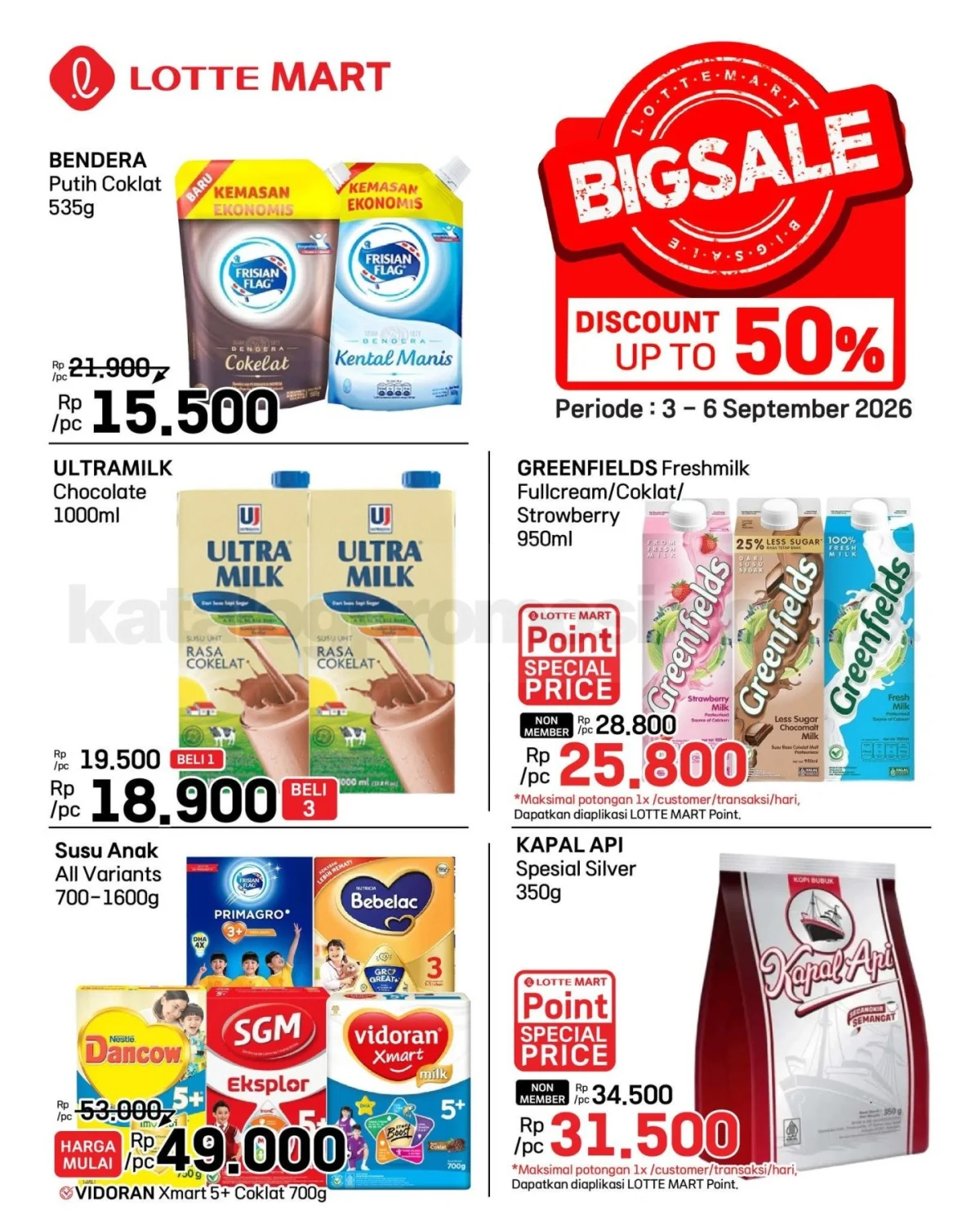 Promo JSM LotteMart: Belanja Hemat Akhir Pekan 03-06 September 2026