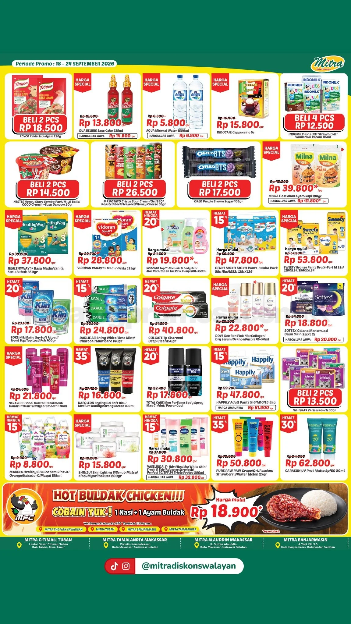 Promo JSM Mitra Diskon Swalayan: Diskon Akhir Pekan 18-24 September 2026