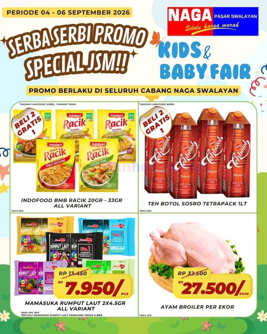 Promo JSM Naga Swalayan: Banjir Diskon Akhir Pekan 4-6 September 2026