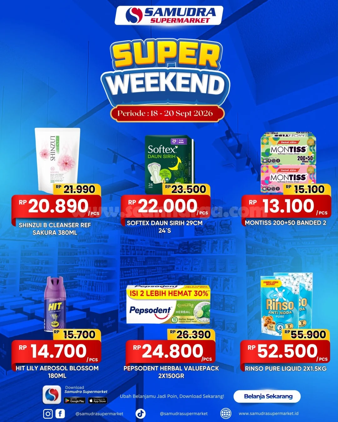 Promo JSM Samudra Supermarket: Diskon Heboh 18-20 September 2026