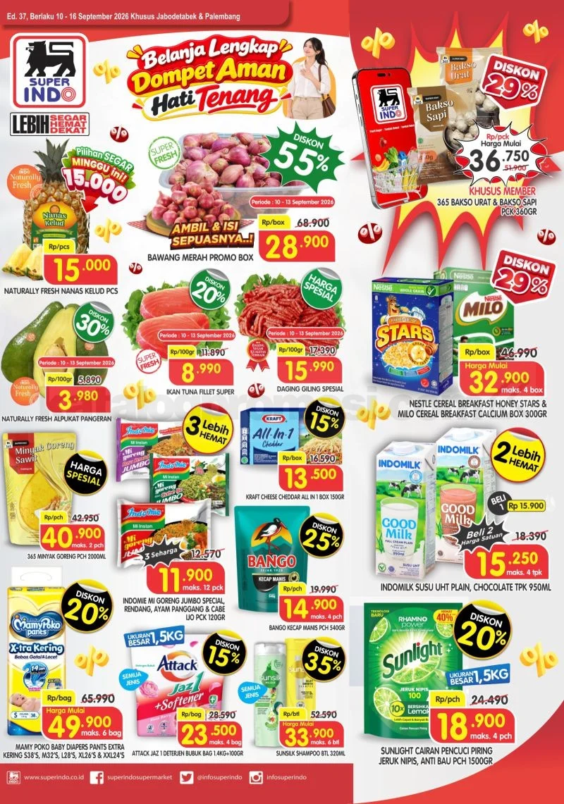Promo JSM Super Indo 11-13 Sept 2026: Belanja Hemat Akhir Pekan!