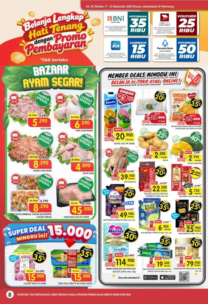 Promo JSM Superindo 18-20 September 2026: Hemat Akhir Pekan!