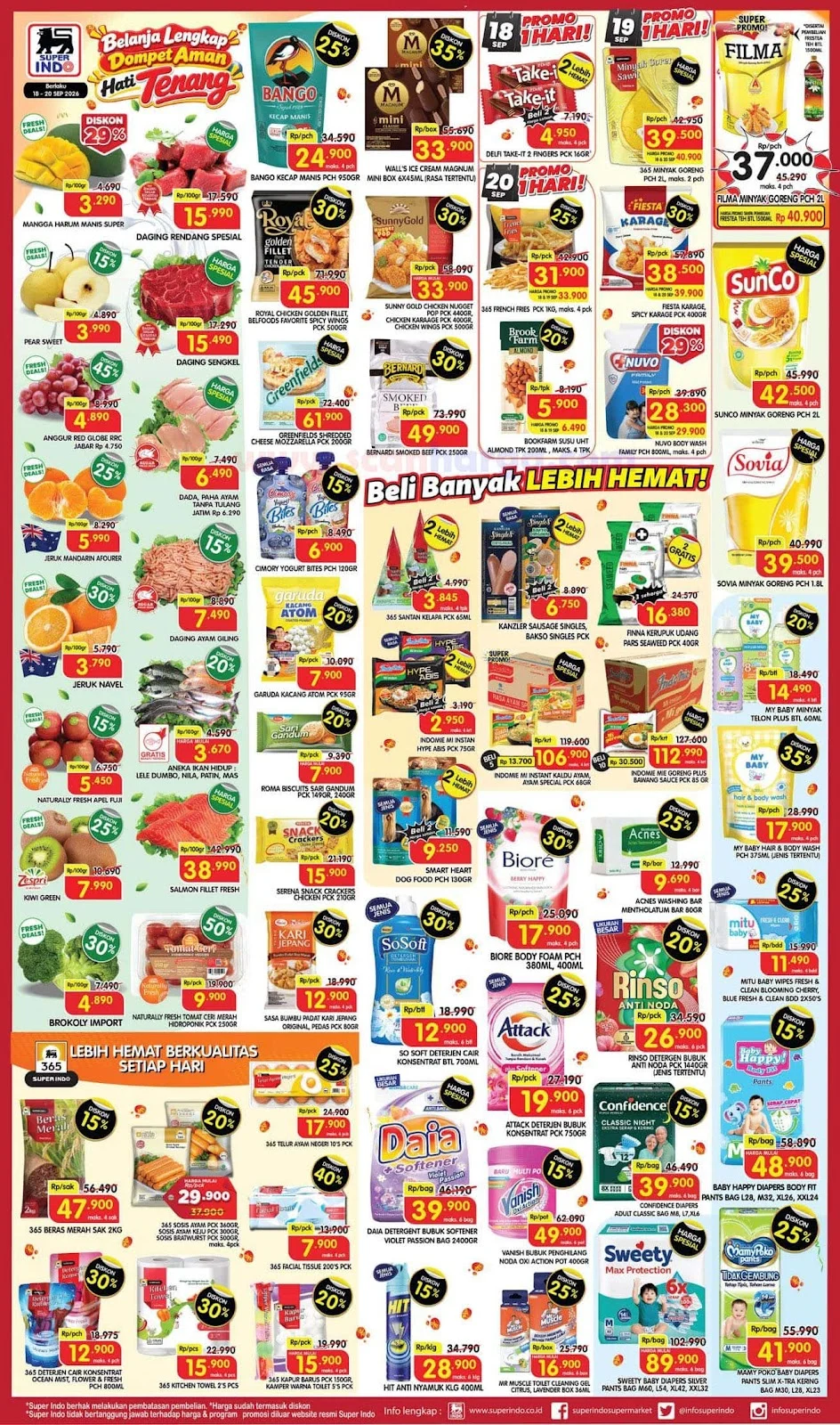 Promo JSM Superindo: Belanja Hemat 18-20 September 2026