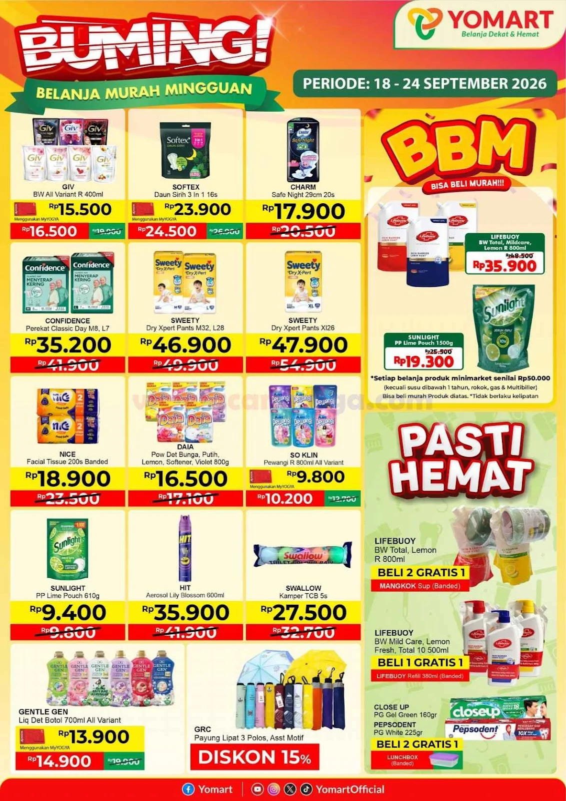 Promo JSM Yomart: Belanja Hemat 18-24 September 2026
