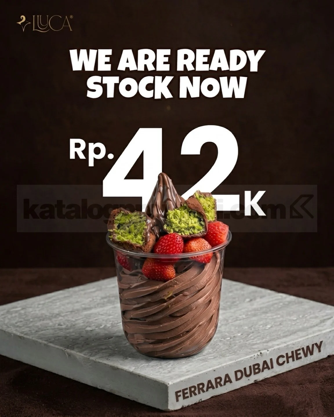 Promo Luca: Cokelat Creamy, Stroberi Segar, dan Sensasi Chewy Rp42.000