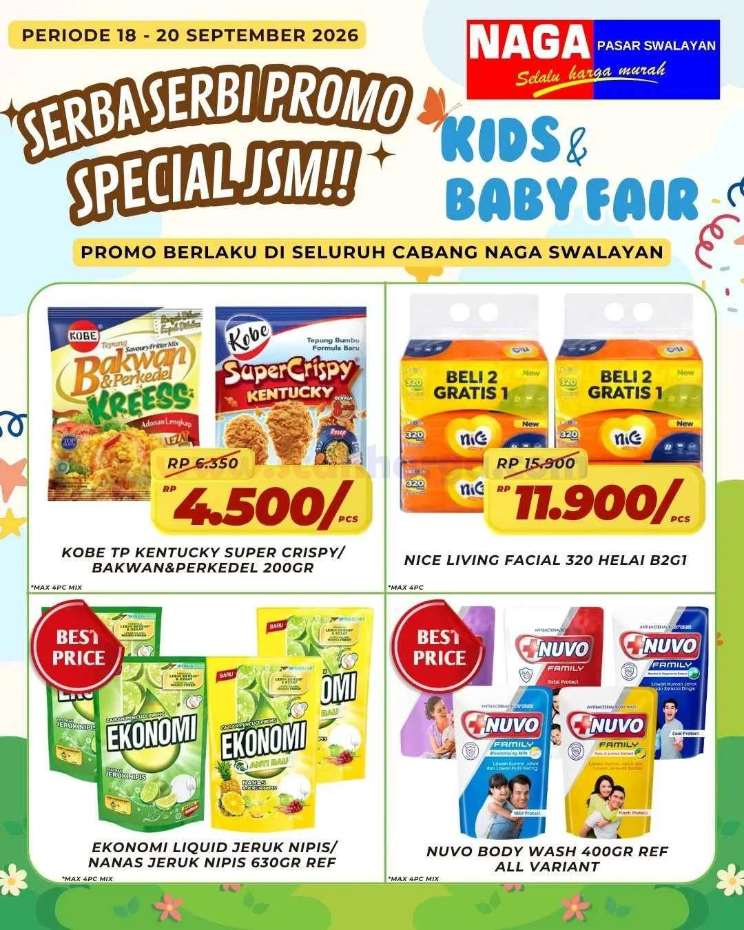 Promo Naga Swalayan: Belanja Hemat Akhir Pekan 18-20 September 2026