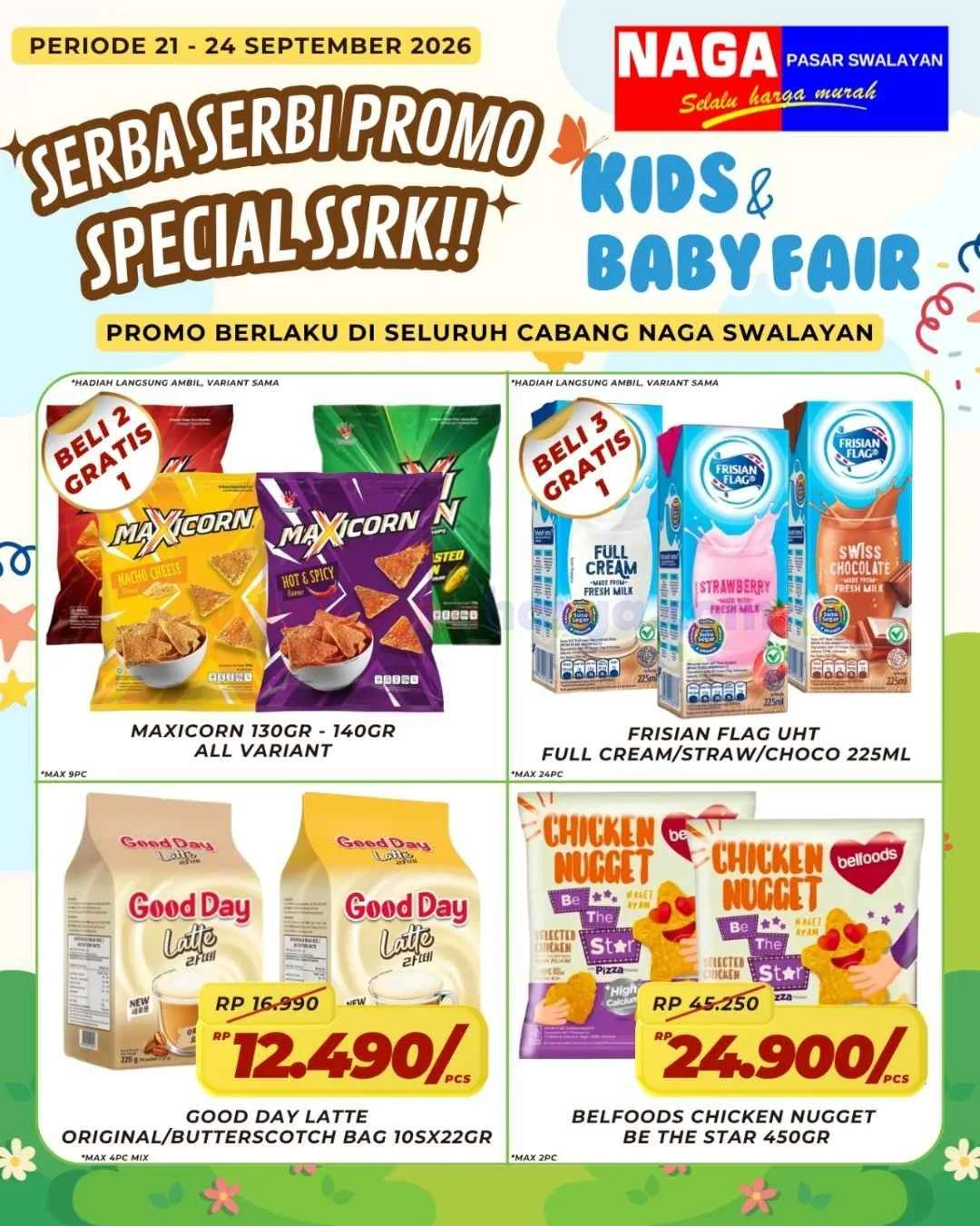 Promo Naga Swalayan Weekday: Diskon Spesial 21-24 September 2026