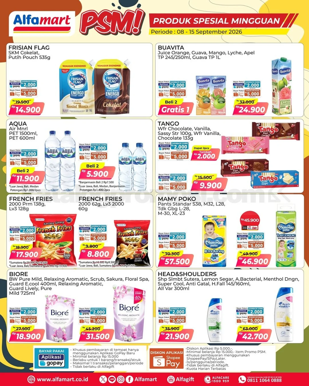 Promo PSM Alfamart 8-15 Sep 2026: Hemat Heboh Kebutuhan Harian