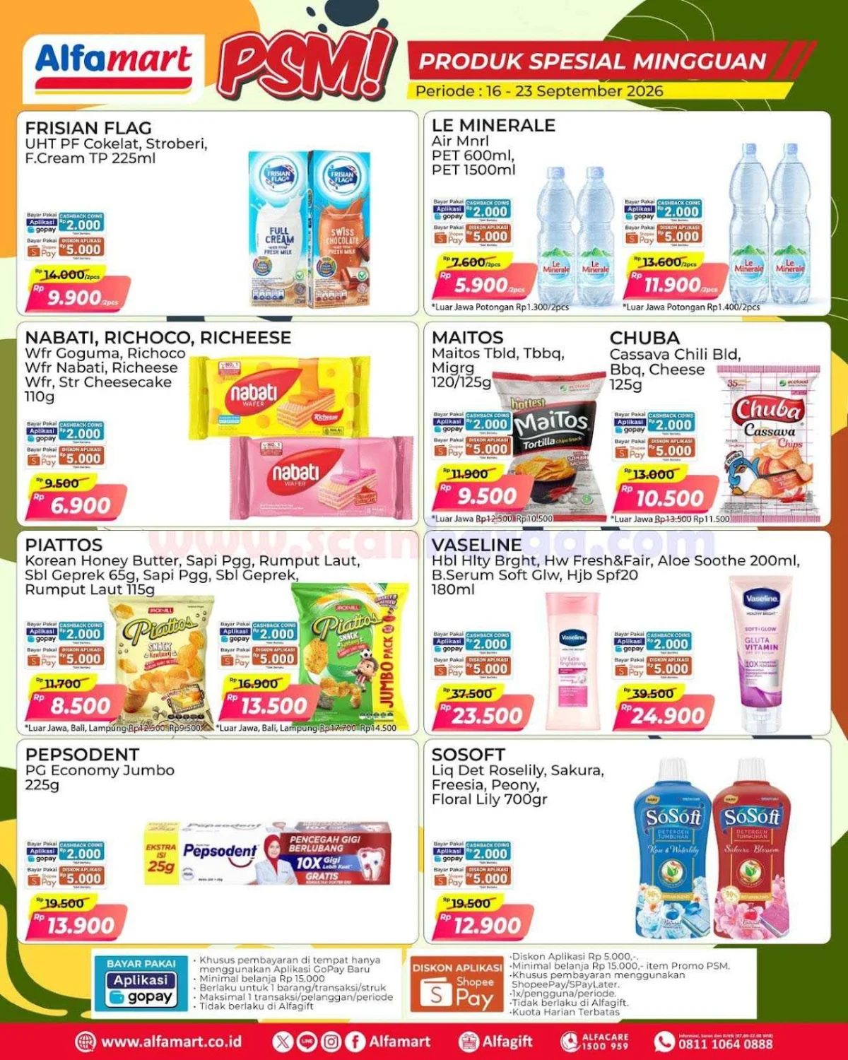 Promo PSM Alfamart: Belanja Hemat Awal Pekan 16-23 Sept 2026