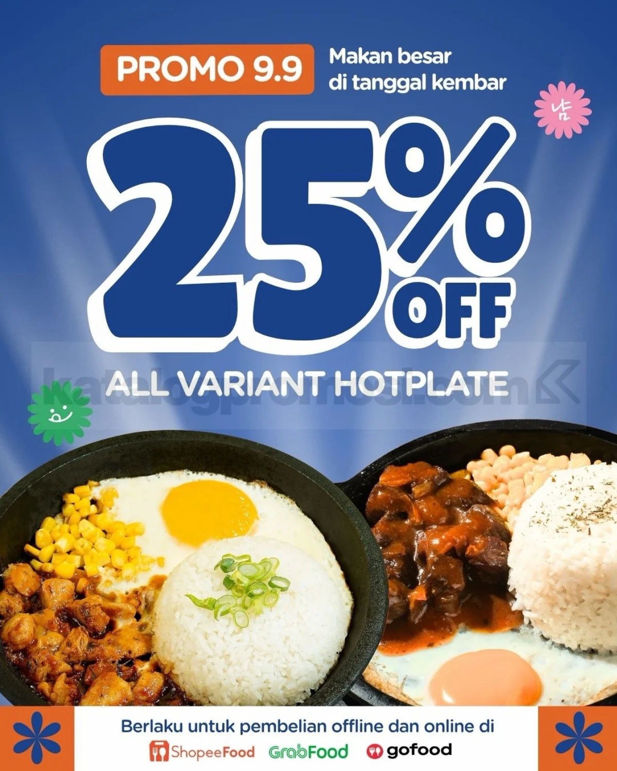 Promo Steak With U 9.9: Diskon 25% Hotplate Spesial 9 September 2026